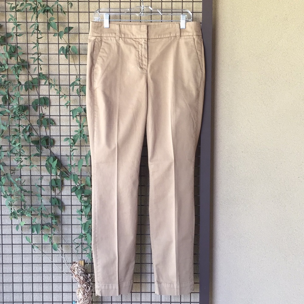 NWT!{J Crew}Sz 10Tall Slim Crop Chino Pants